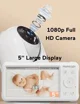 Цифровая видеоняня Momcozy 5" BM01 foto