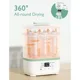 Sterilizator si uscator pentru biberoane 8 in 1 Momcozy White foto