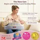 Perna pentru alaptare Momcozy Exclusive Memory Grey foto