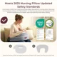 Perna pentru alaptare Momcozy Exclusive Memory Grey foto