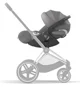 Автолюлька Cybex Cloud T i-Size Plus Mirage Grey, 45-87 см foto