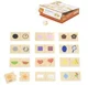 Joc logic de puzzle Viga Toys Forme si obiecte, 24 el. foto