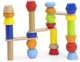 Constructor educativ din lemn Viga Toys Construieste Turnul, 46 el. foto