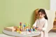 Constructor educativ din lemn Viga Toys Construieste Turnul, 46 el. foto