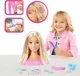 Голова для причесок Barbie с аксессуарами и эффектами Color Reveal foto