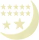 Autocolante 4M Luna si Stele foto