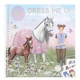 Caiet de schite cu autocolante TOPModel Miss Melody Dress Me Up foto