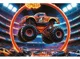 Puzzle Trefl Monster truck, 60 el. foto