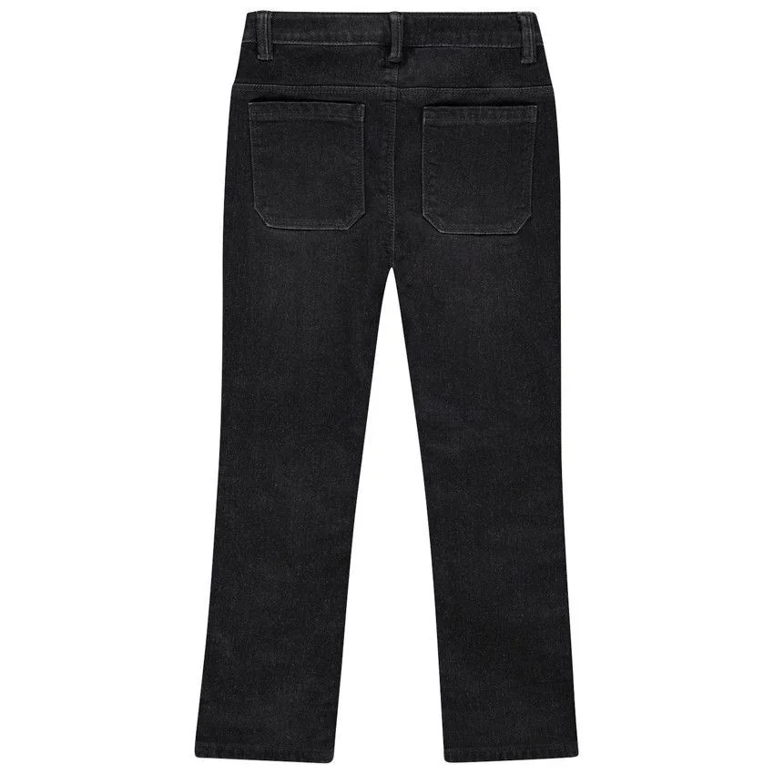 Orchestra Blugi Slim cu efect periat Black foto