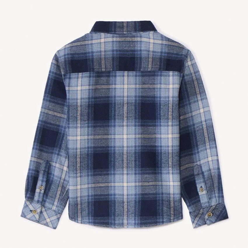 Orchestra Хлопковая рубашка в клетку Plaid Shirt foto