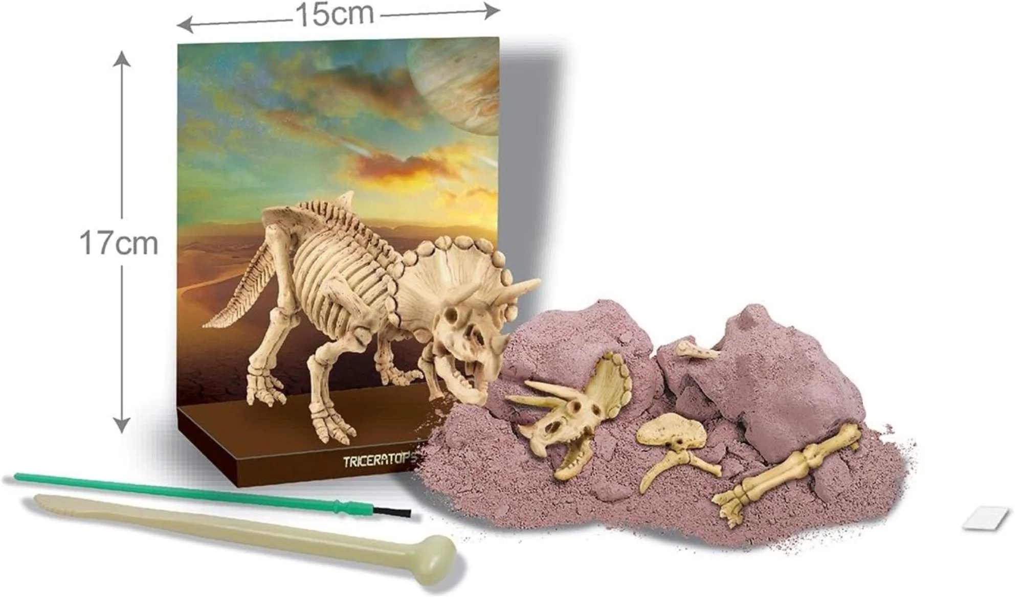 Игровой набор 4M Раскопки динозавров, Triceratops foto