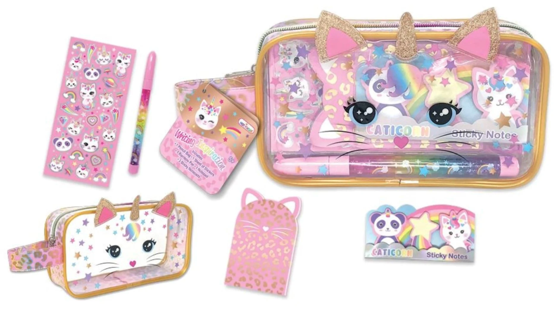 Penar cu accesorii Hot Focus Pisica unicorn foto
