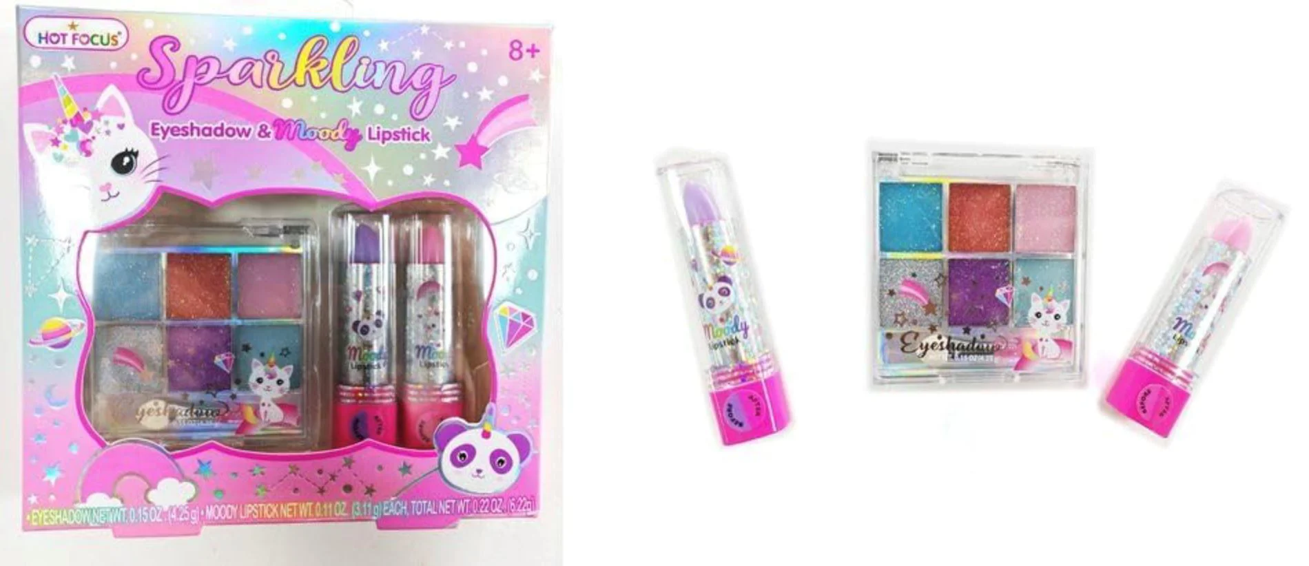 Set de cosmetice Hot Focus Pisica unicorn foto