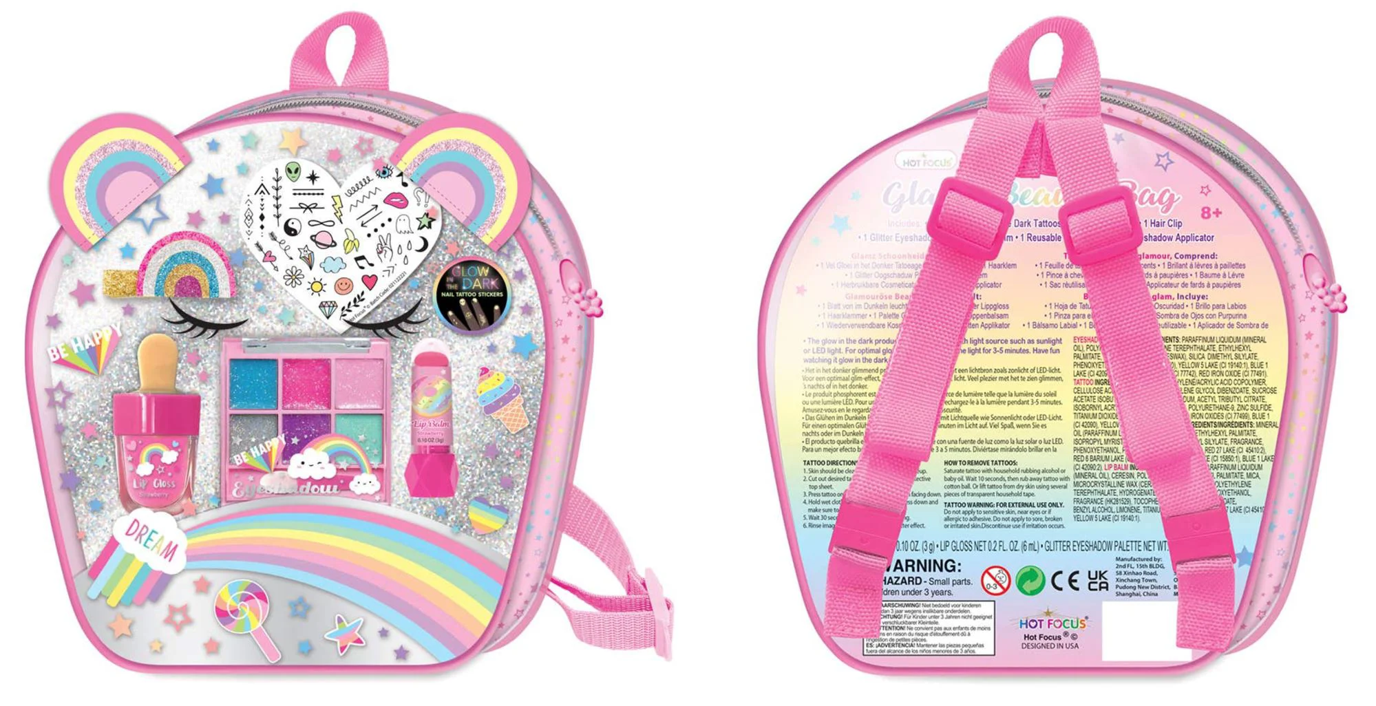 Set de cosmetice in geanta Hot Focus Unicorn foto