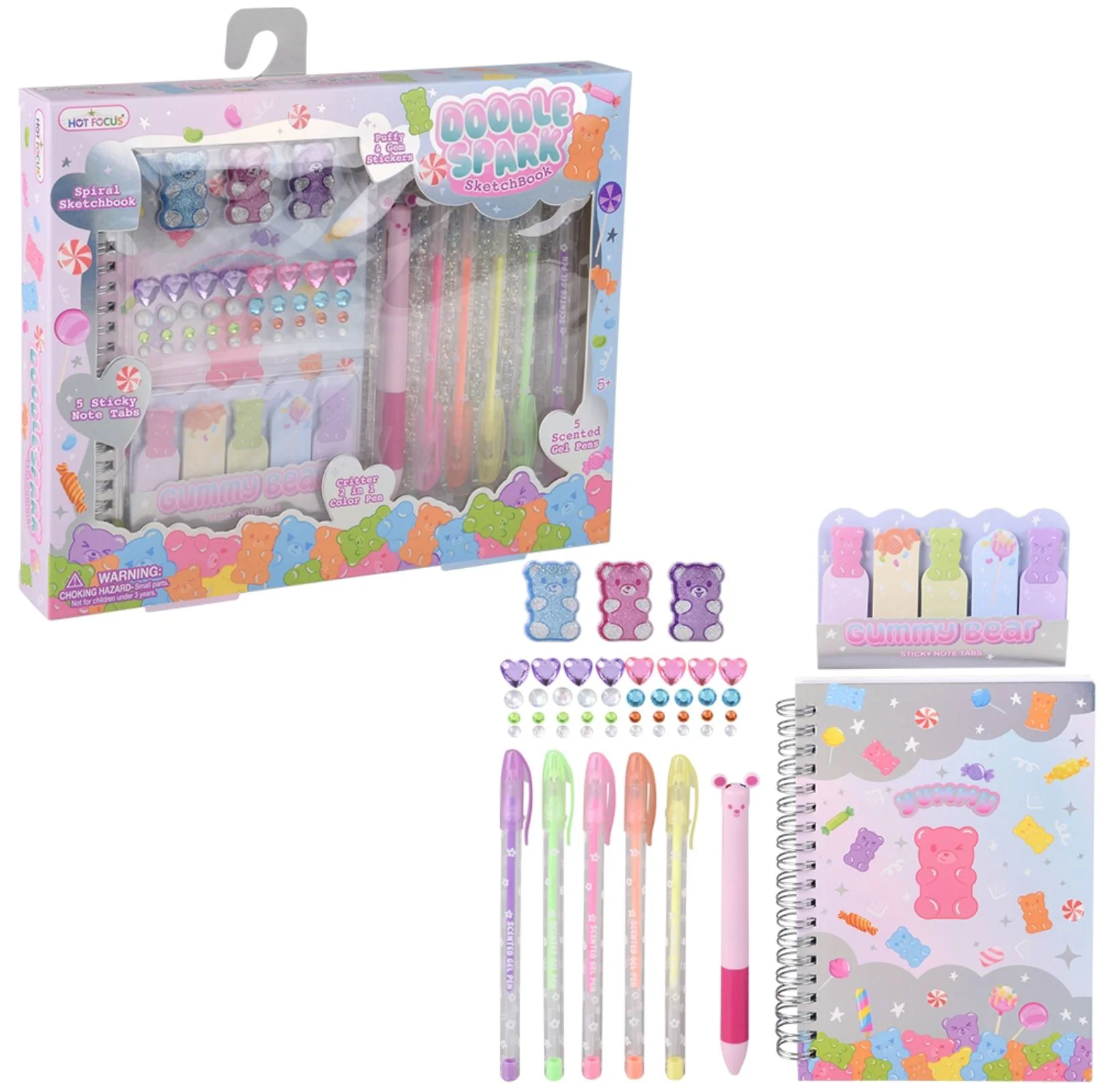 Set de creatie Hot Focus Pixuri cu carnet foto