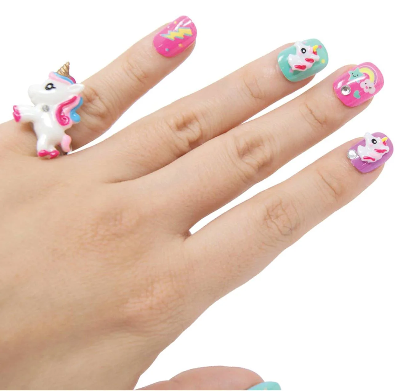 Набор накладных ногтей Hot Focus Mini Unicorn foto