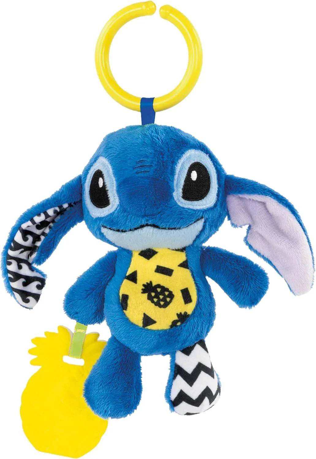 Мягкая погремушка Clementoni Stitch Blue foto