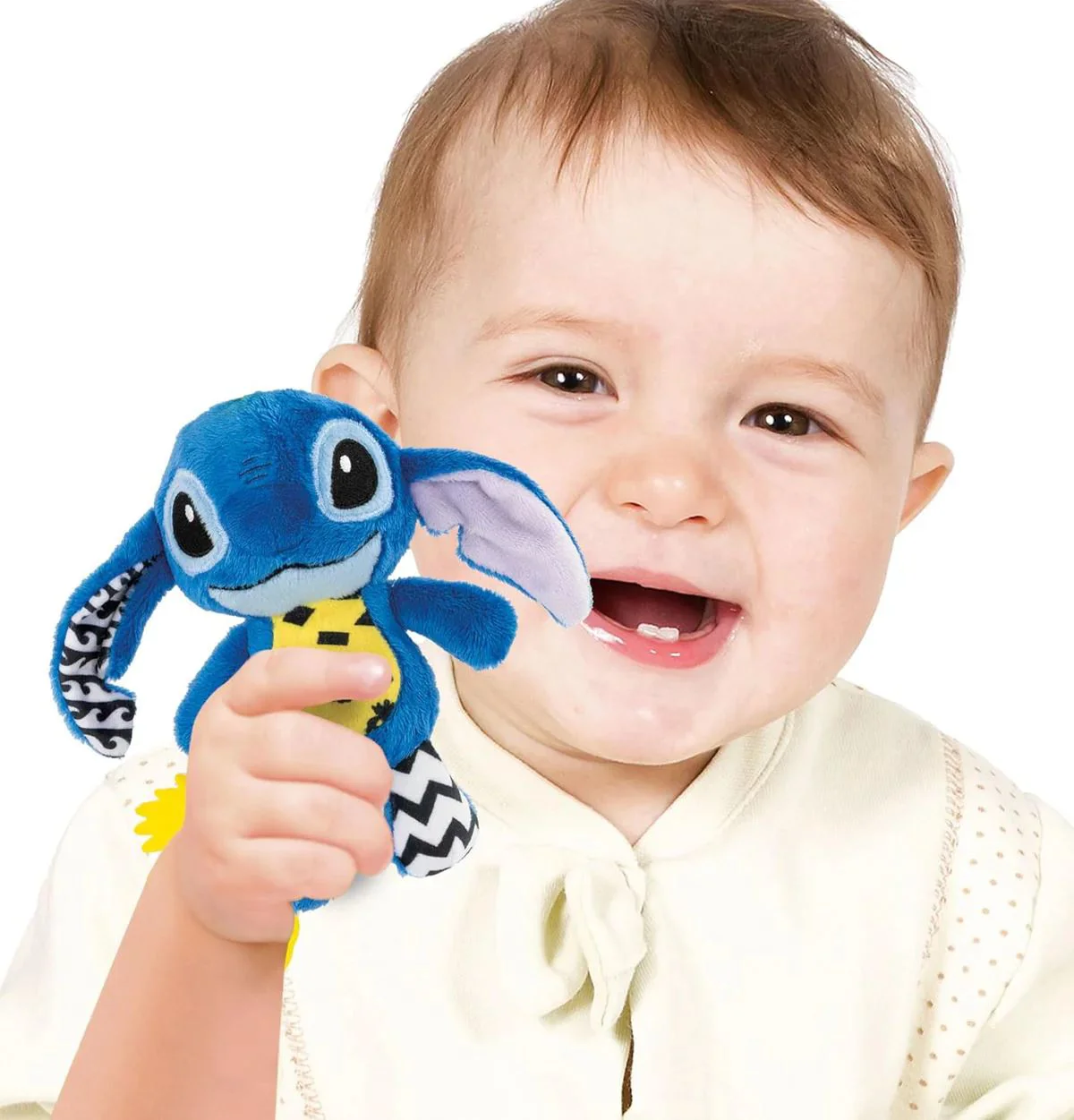 Мягкая погремушка Clementoni Stitch Blue foto