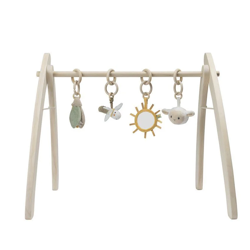 Arca de joaca pliabila din lemn Premaman Babygym foto