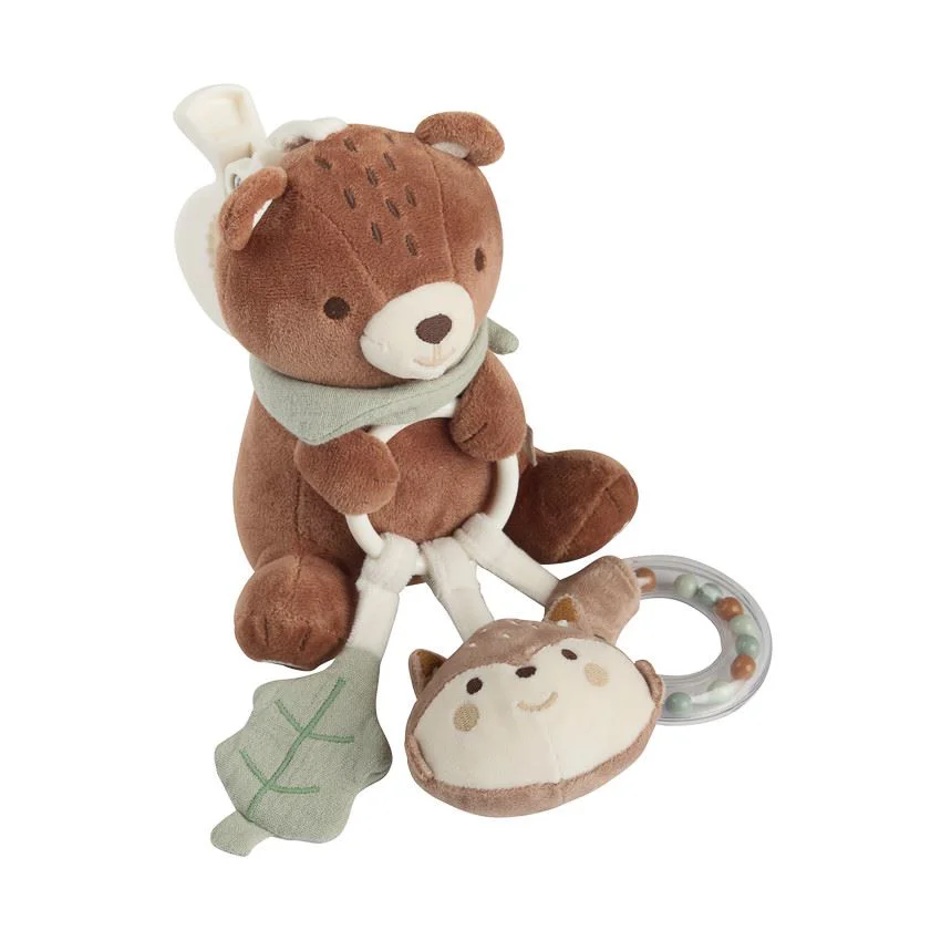 Jucarie de plus cu activitati Premaman Ursulet King of the Forest foto