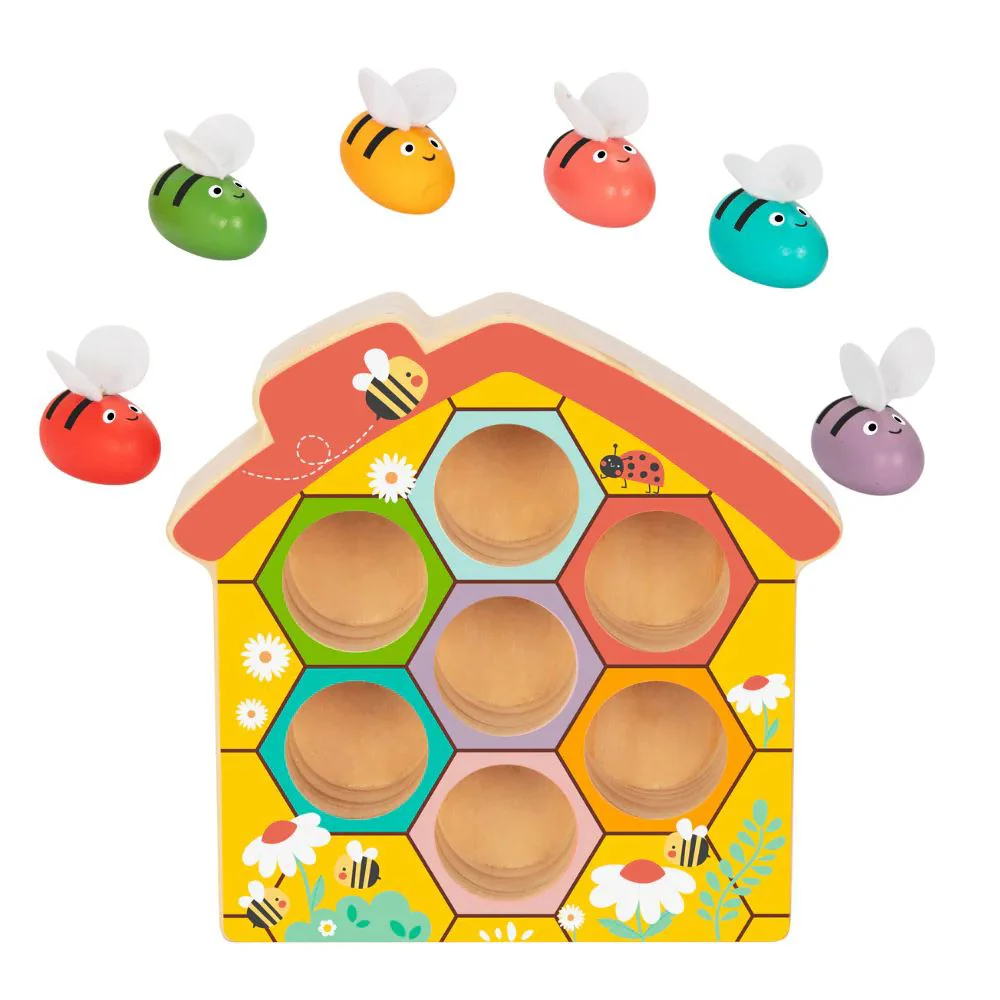 Sorter din lemn Tooky Toy Stup foto