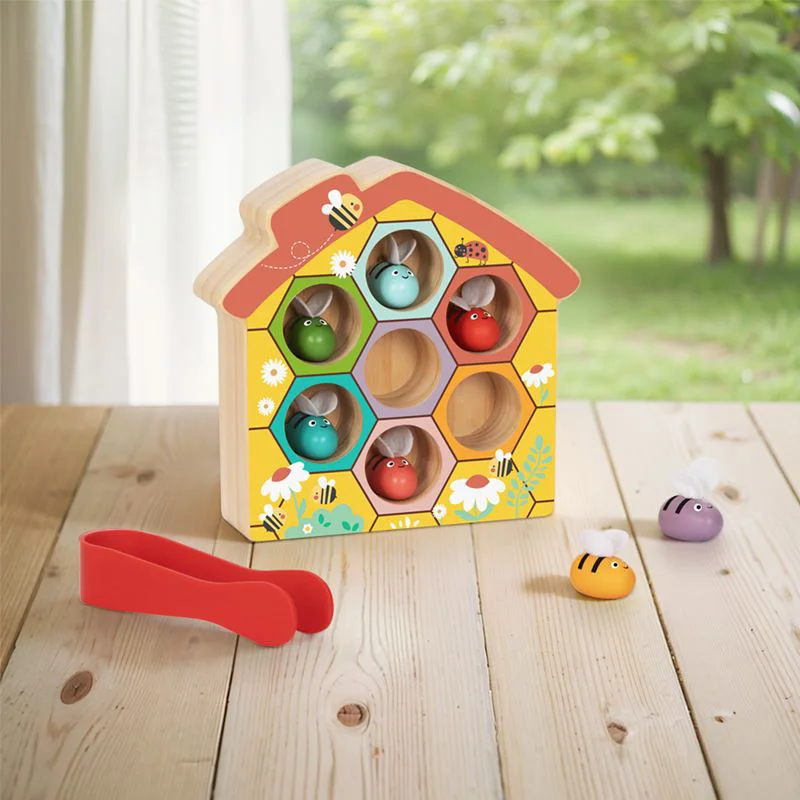 Sorter din lemn Tooky Toy Stup foto