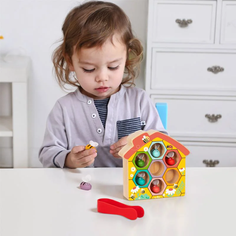 Sorter din lemn Tooky Toy Stup foto
