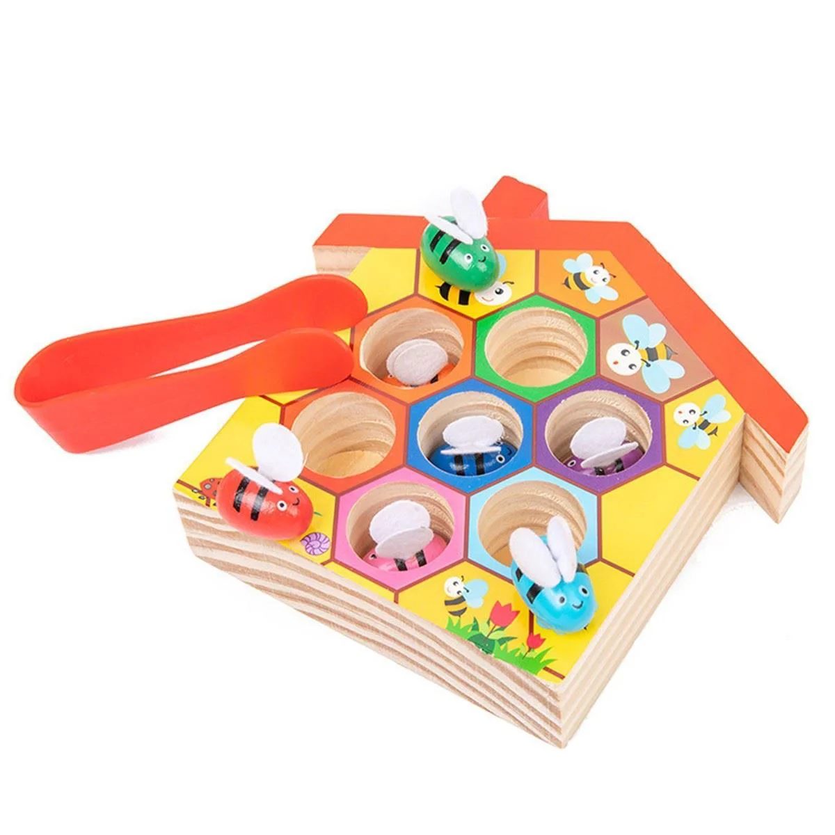 Sorter din lemn Tooky Toy Stup foto