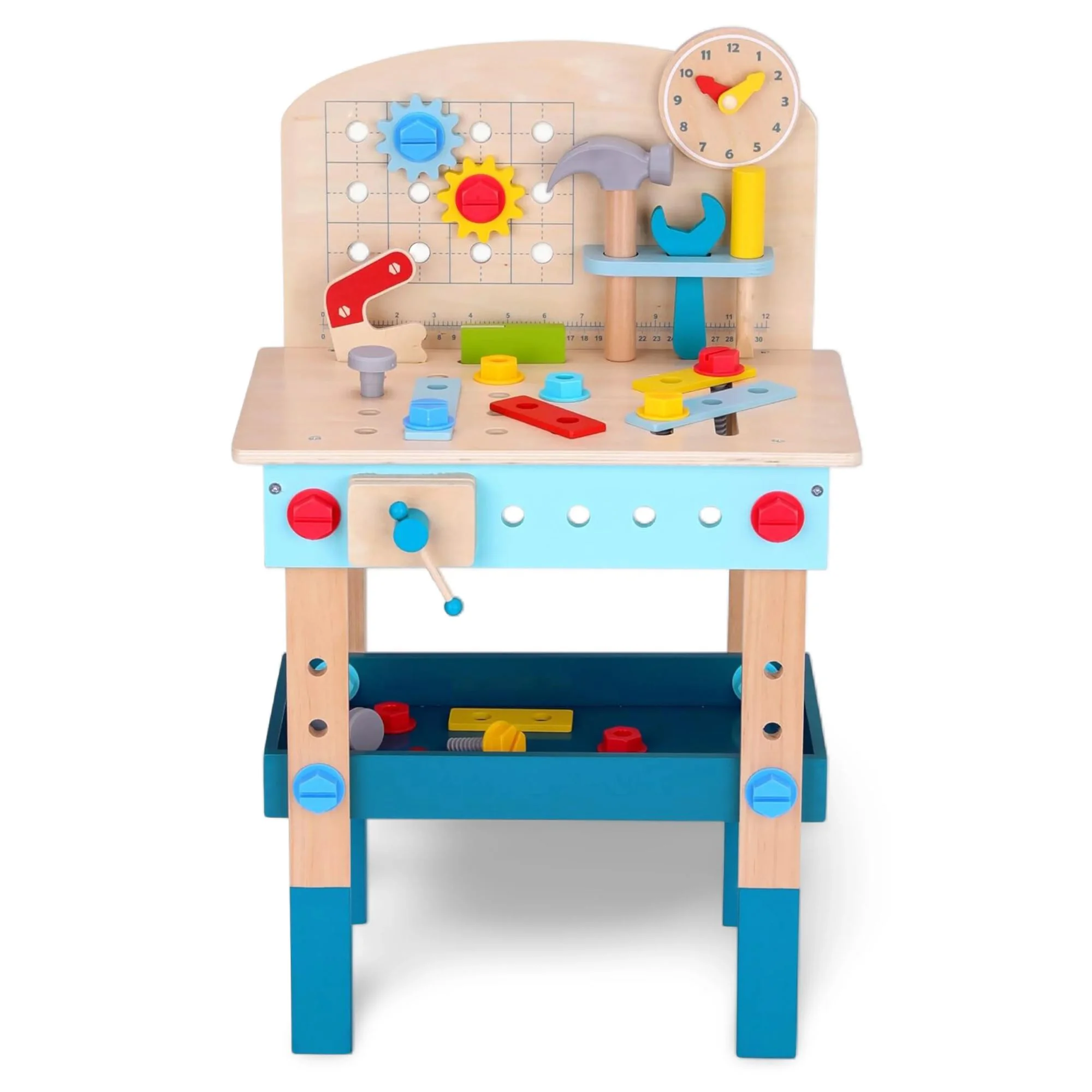 Setul de lemn Tooky Toy Atelier de instrumente foto