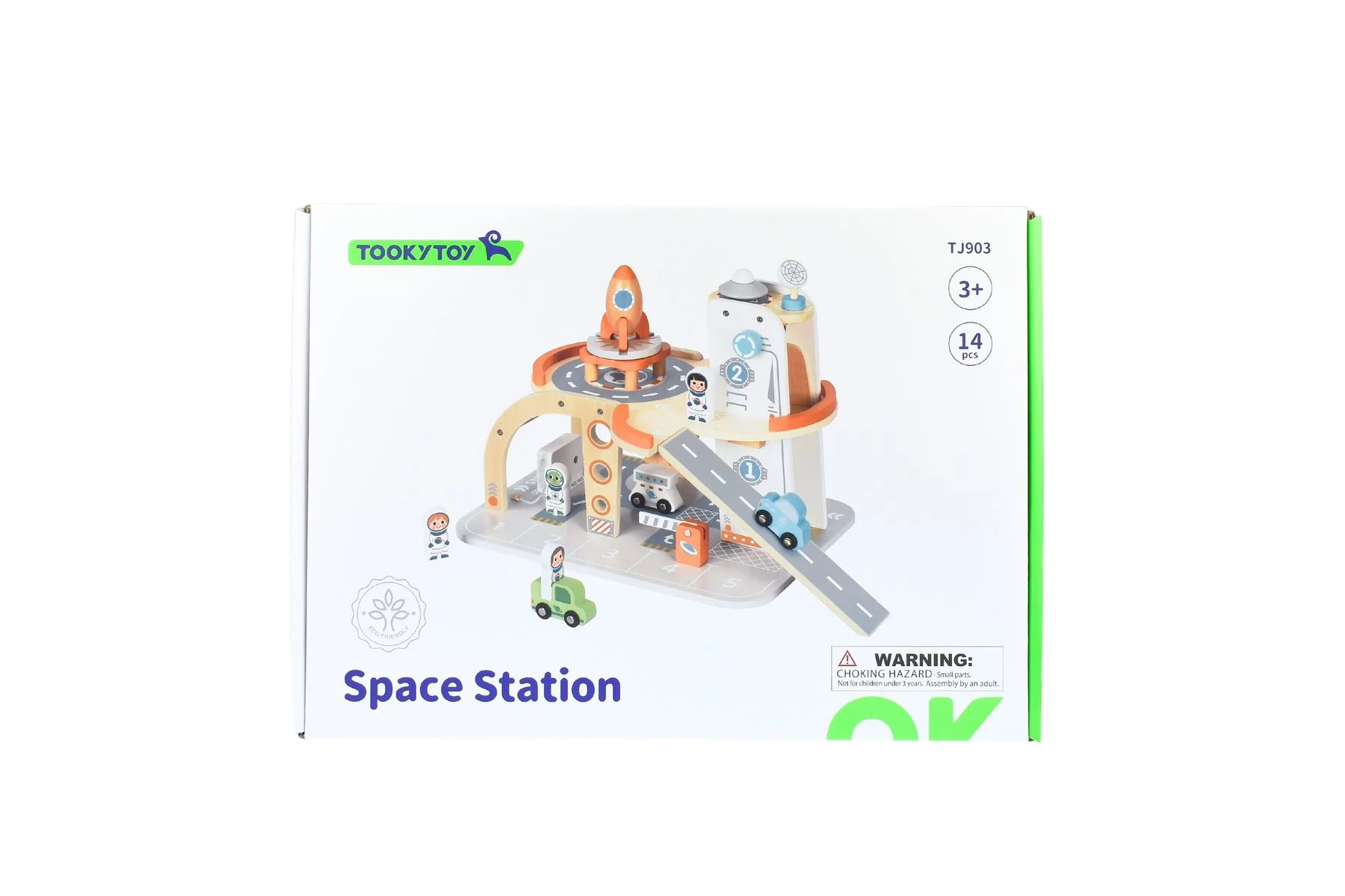 Деревянный игровой набор Tooky Toy «Космическая станция» foto