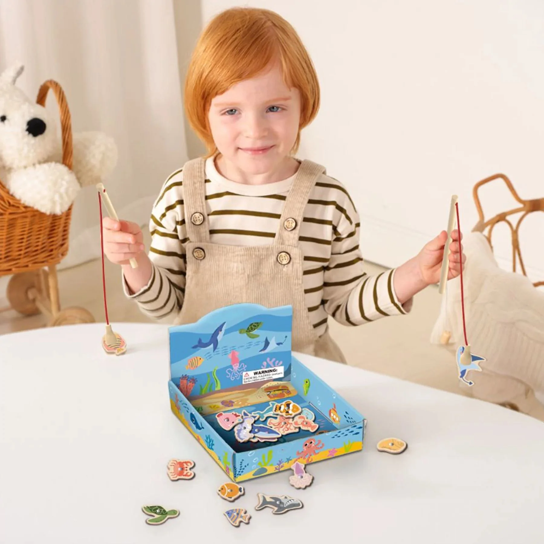 Joc mobil Tooky Toy Prinde Pestele foto