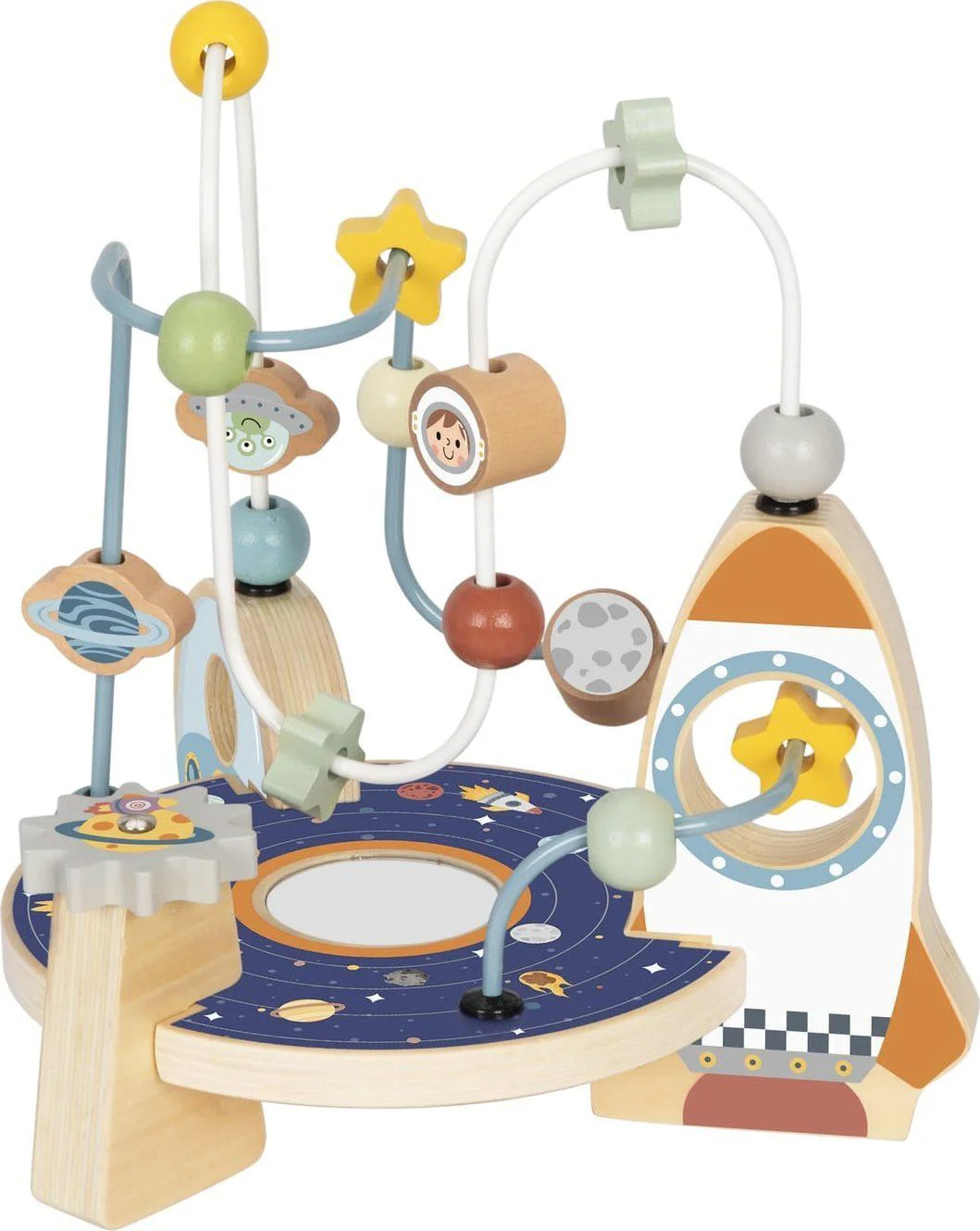 Деревянный лабиринт Tooky Toy «Ракета» foto