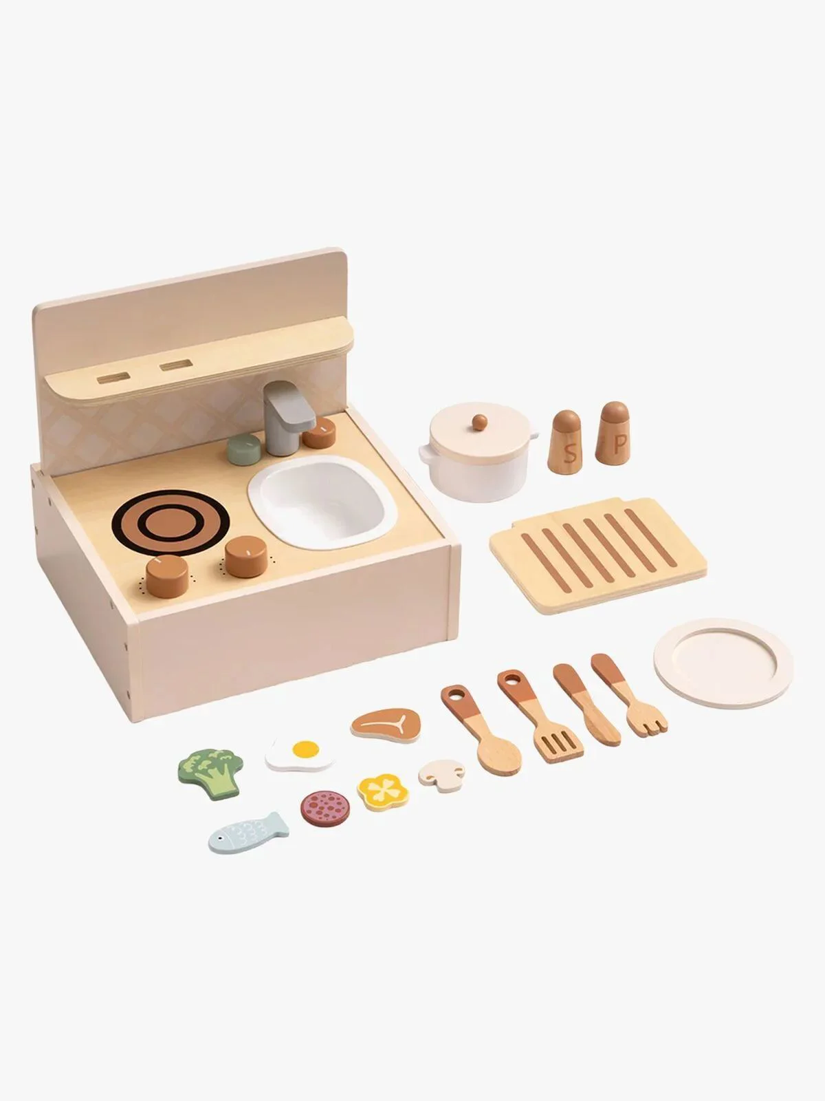 Bucatarie din lemn Tooky Toy pentru gatit foto