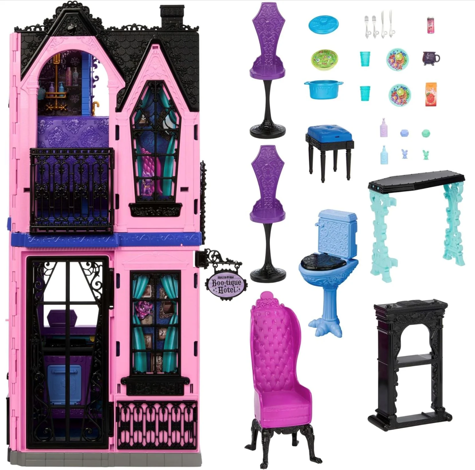 Set de joaca MATTEL Casa pentru papusi "Boo-tique Hotel" foto