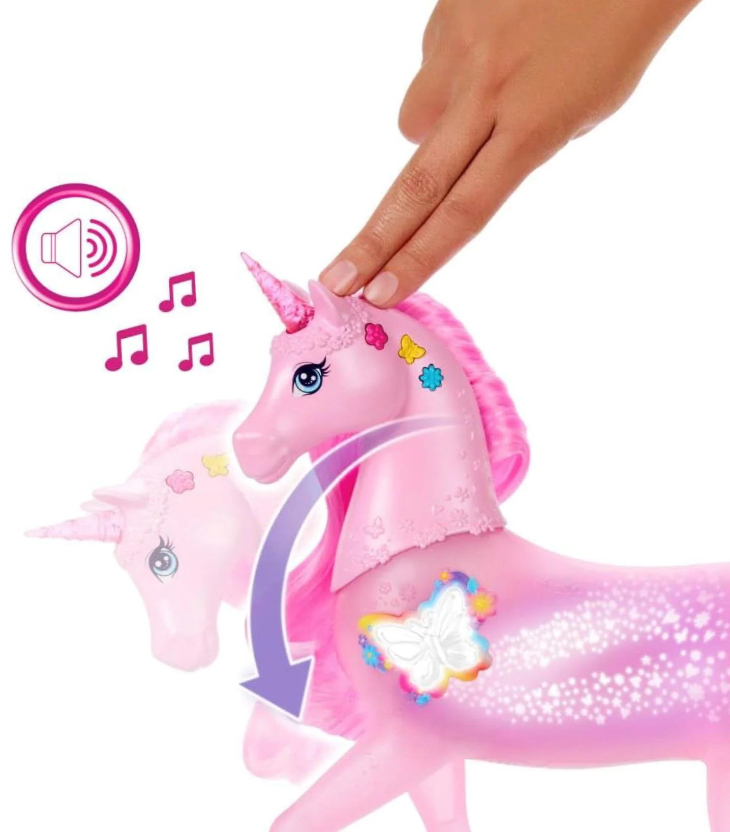 Интерактивная игрушка Barbie Единорог со светом и звуком foto