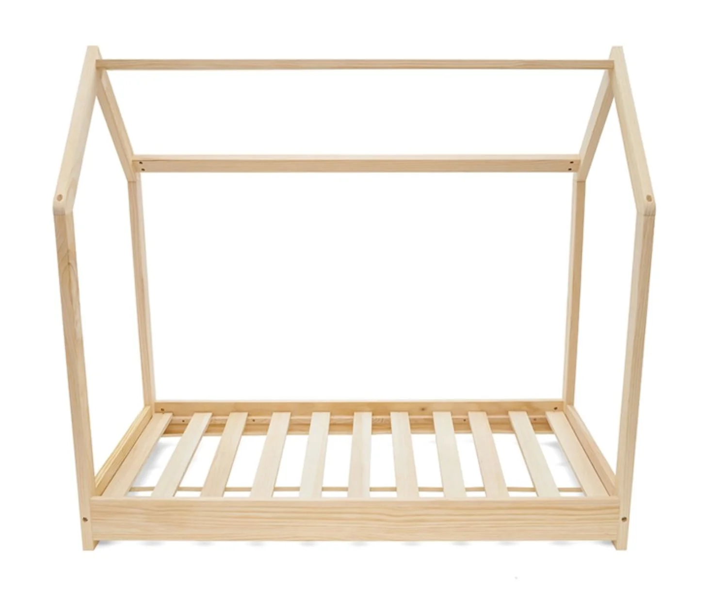 Pat pentru copii U-grow in forma de casa, 140 х 70 cm foto