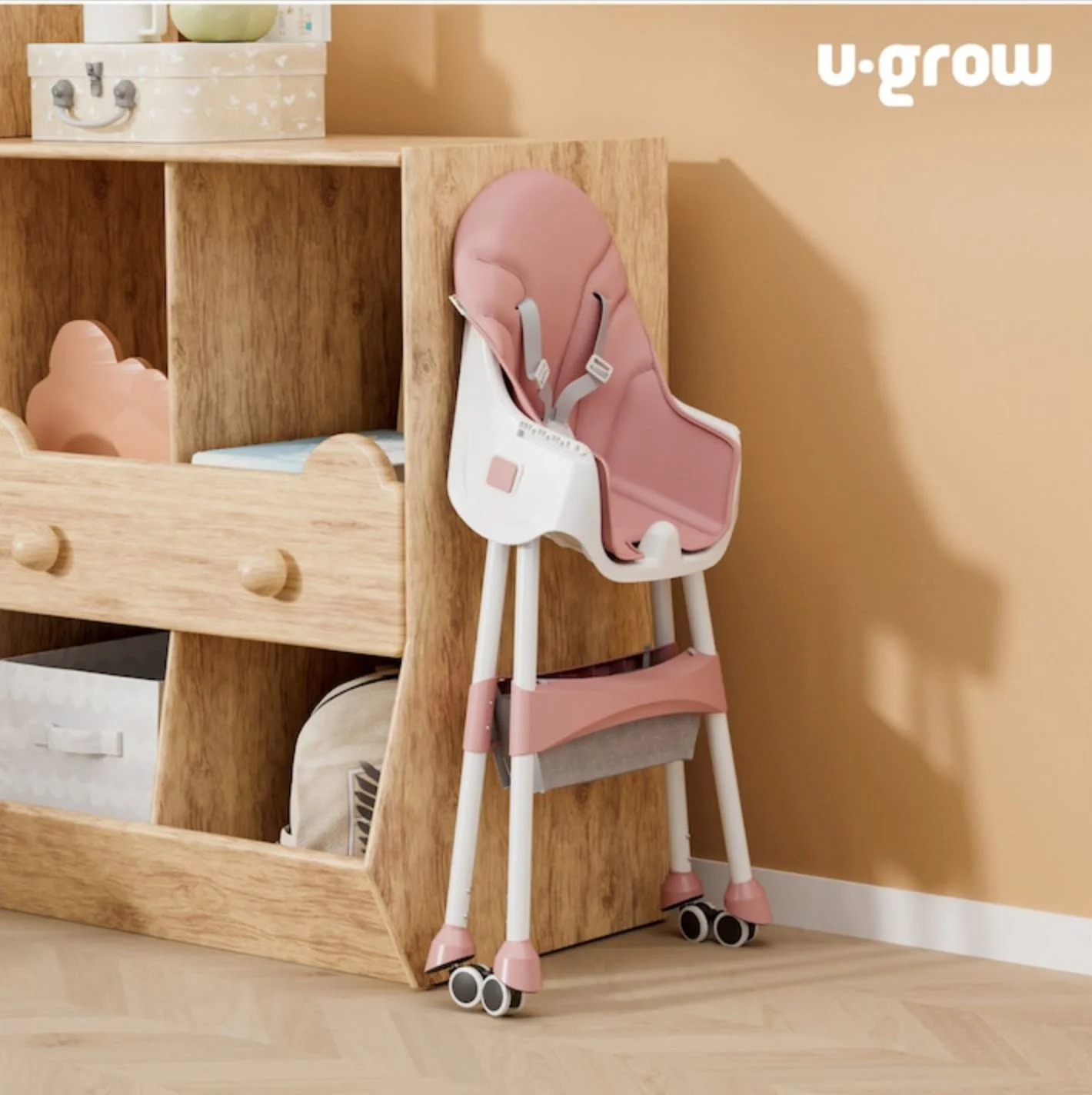 Детский стульчик для кормления U-GROW 2 в 1 foto