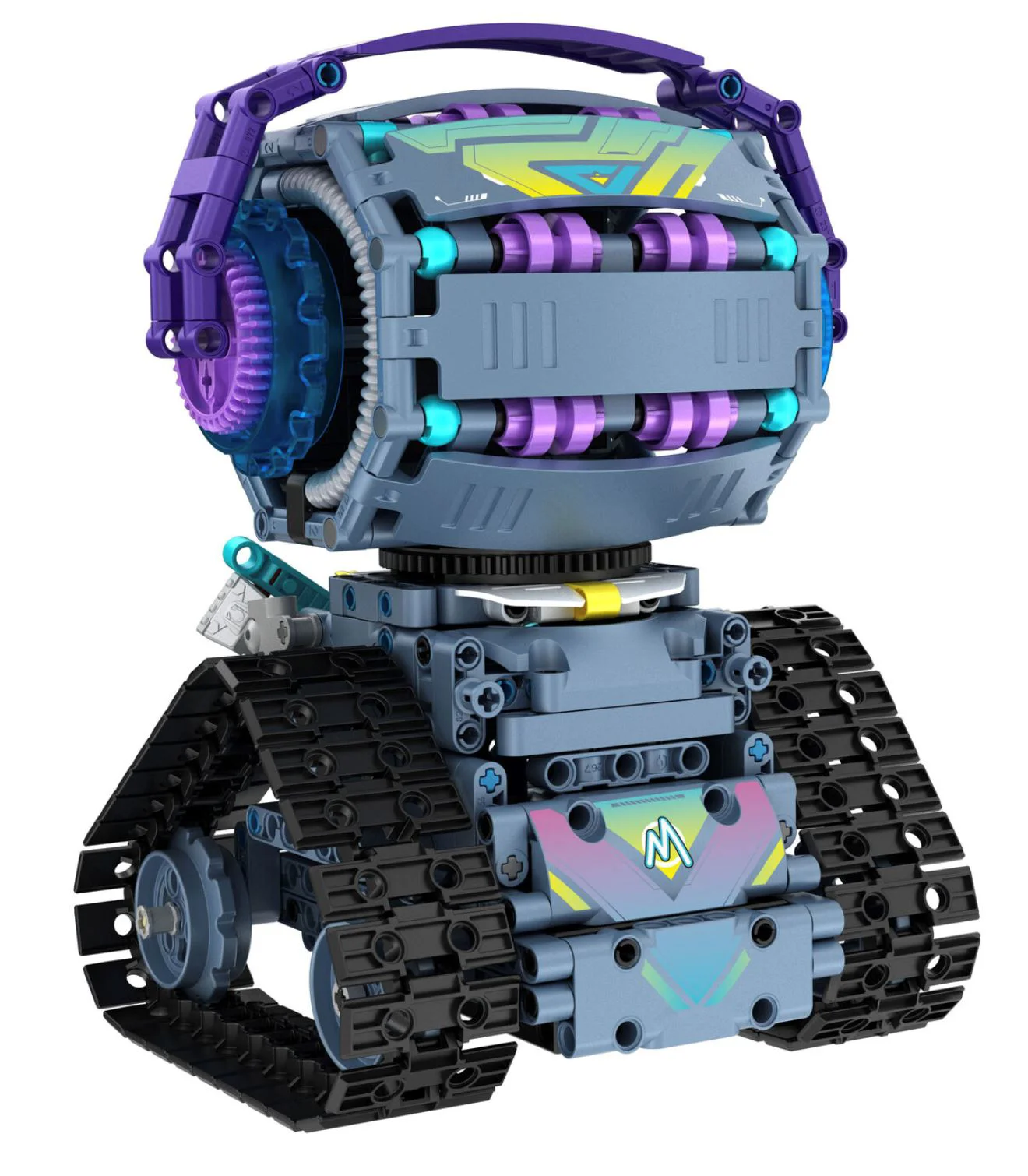 Set de constructie 3 in 1 cu telecomanda iM Master Robot muzician, 433 el. foto