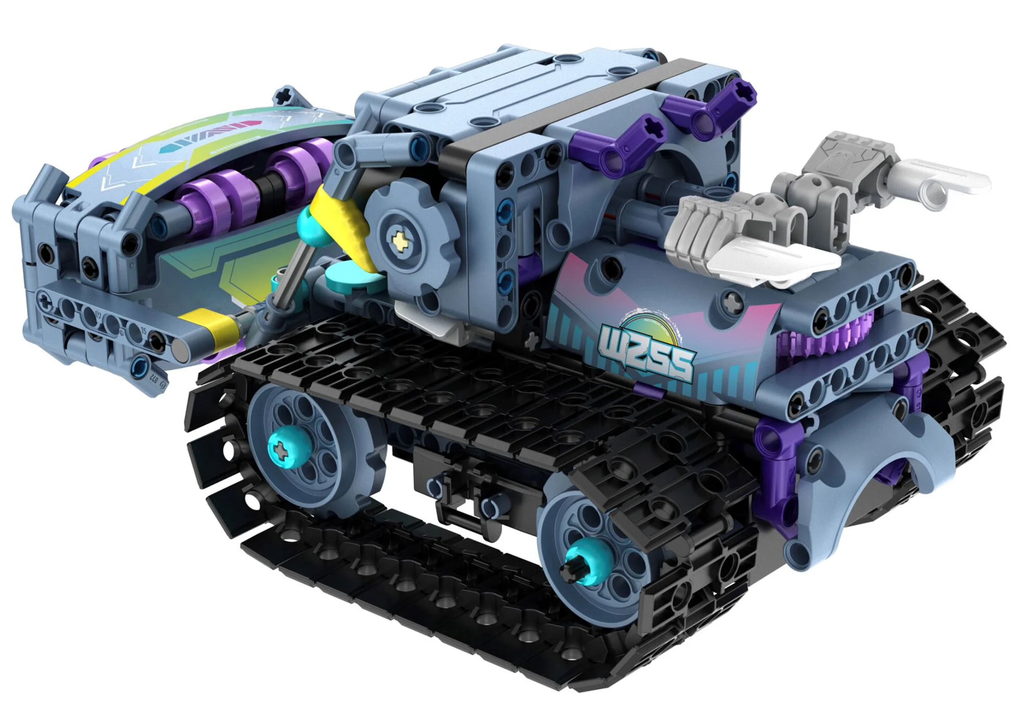 Set de constructie 3 in 1 cu telecomanda iM Master Robot muzician, 433 el. foto
