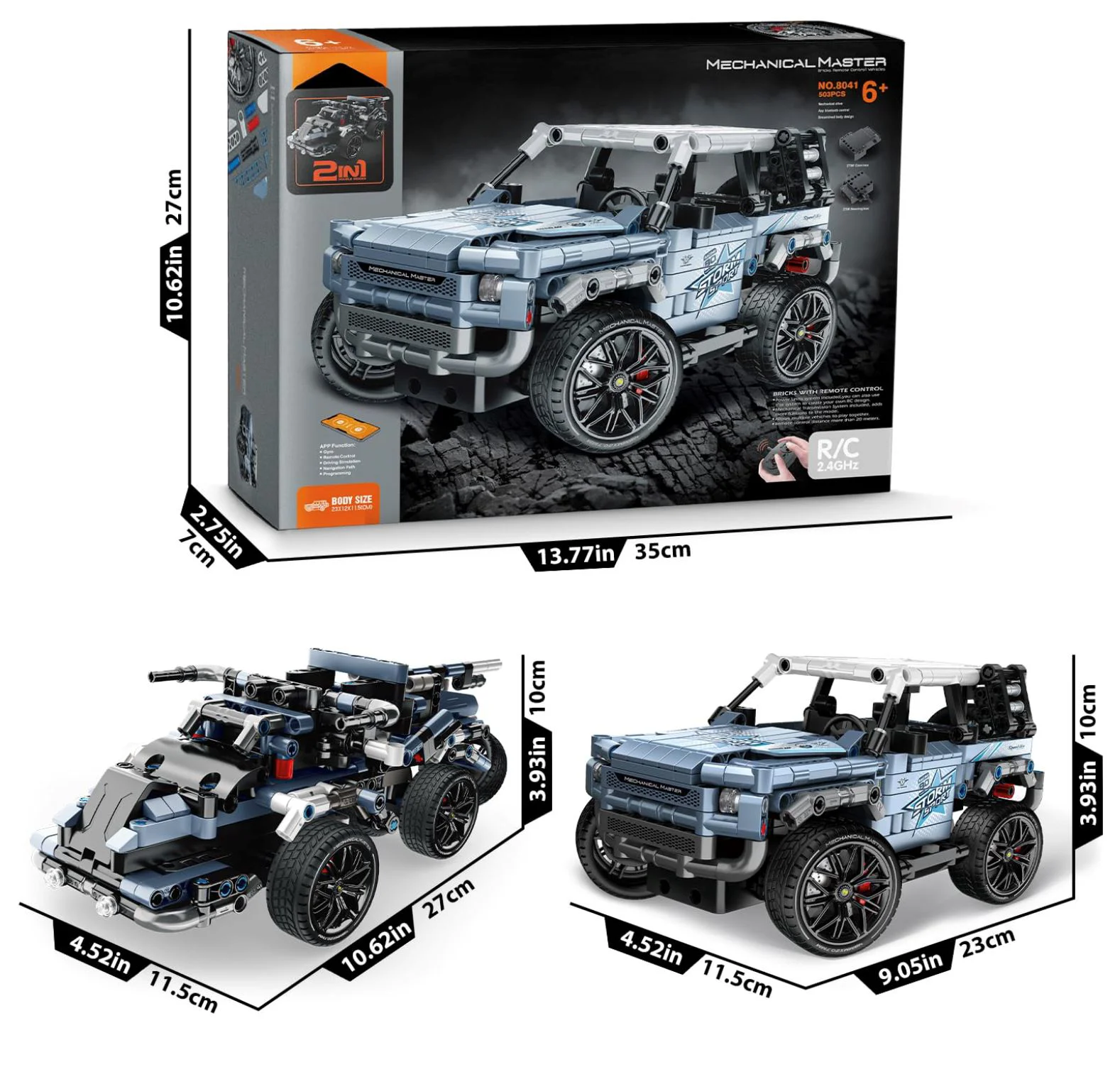Set de constructie cu telecomanda iM Master SUV, 503 el. foto