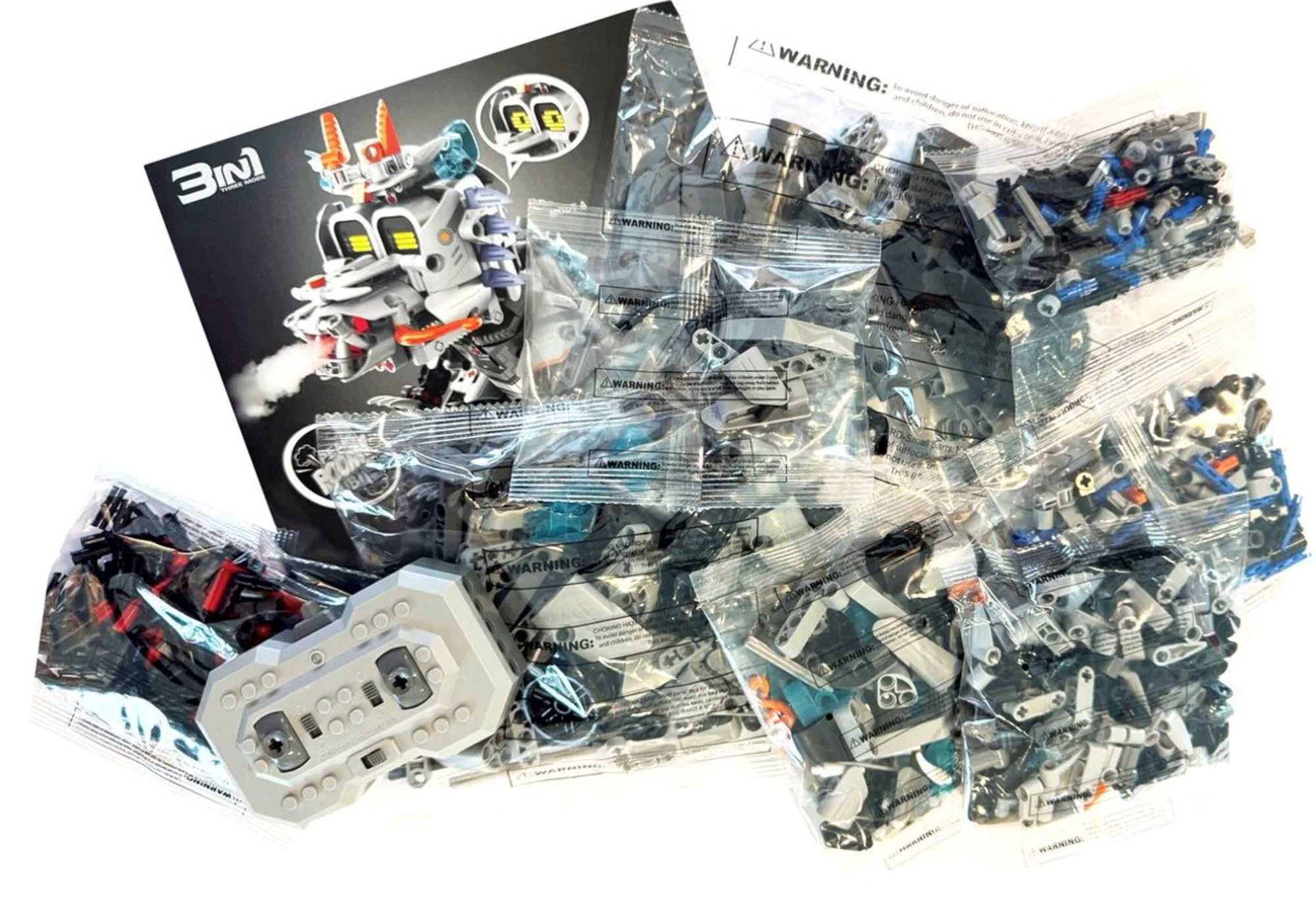 Set de constructie 3 in 1 cu telecomanda iM Master Dragonul, 408 el. foto