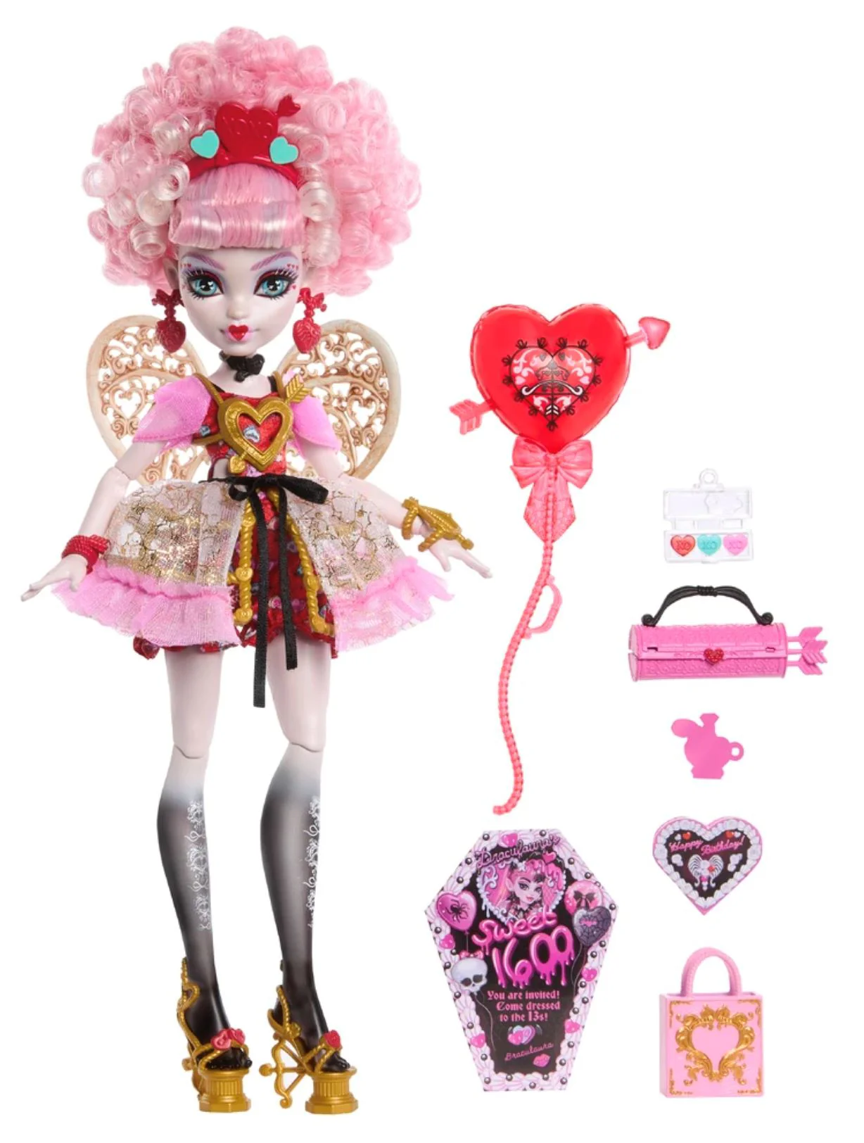 Set de joaca Barbie Monster High, Cupid Asteria cu accesorii foto