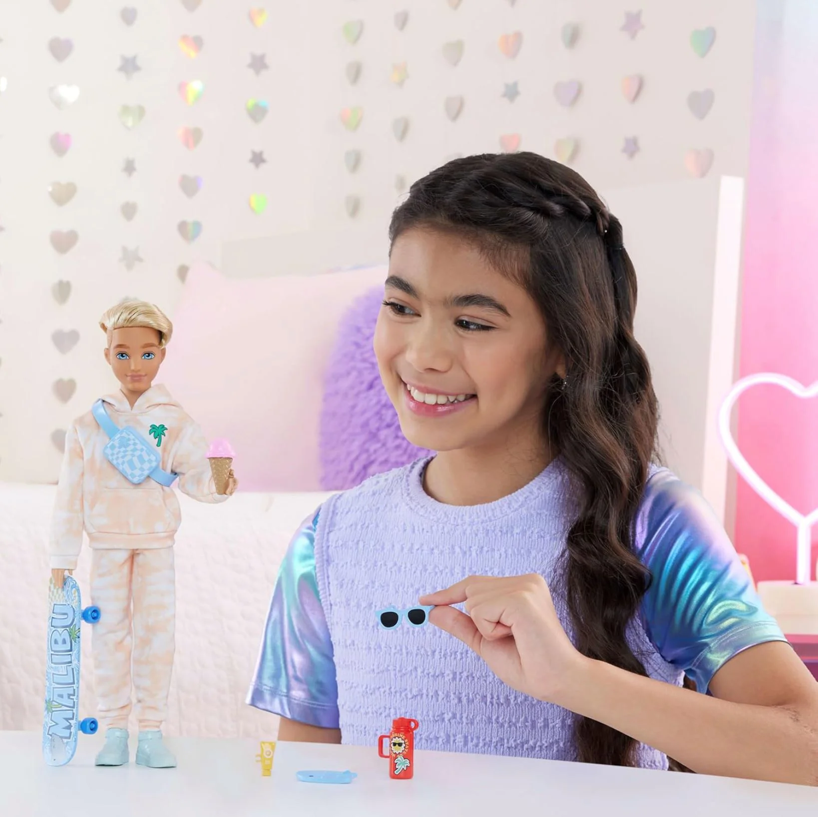 Papusa Barbie Dream Besties, Ken cu accesorii foto