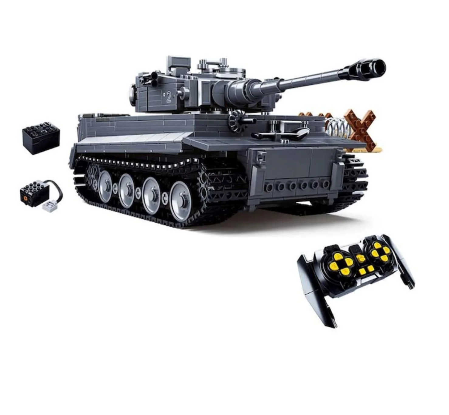Set de constructie Sluban Tanc Tiger, 814 el. foto