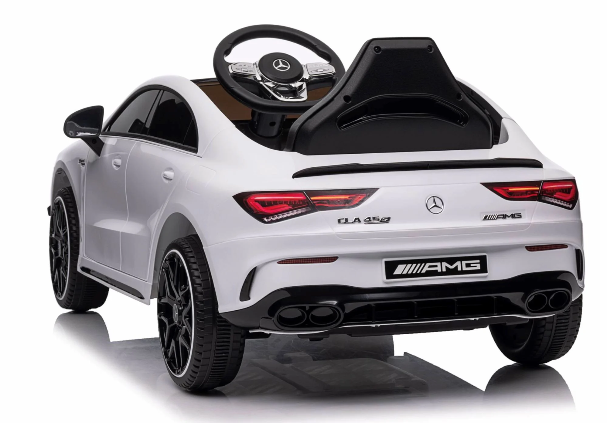 Masinuta electrica Kids car MERCEDES-BENZ CLA45, alba foto