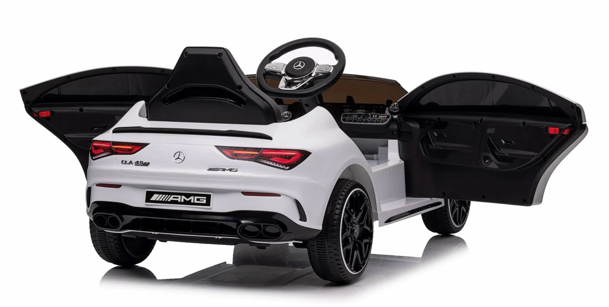 Masinuta electrica Kids car MERCEDES-BENZ CLA45, alba foto