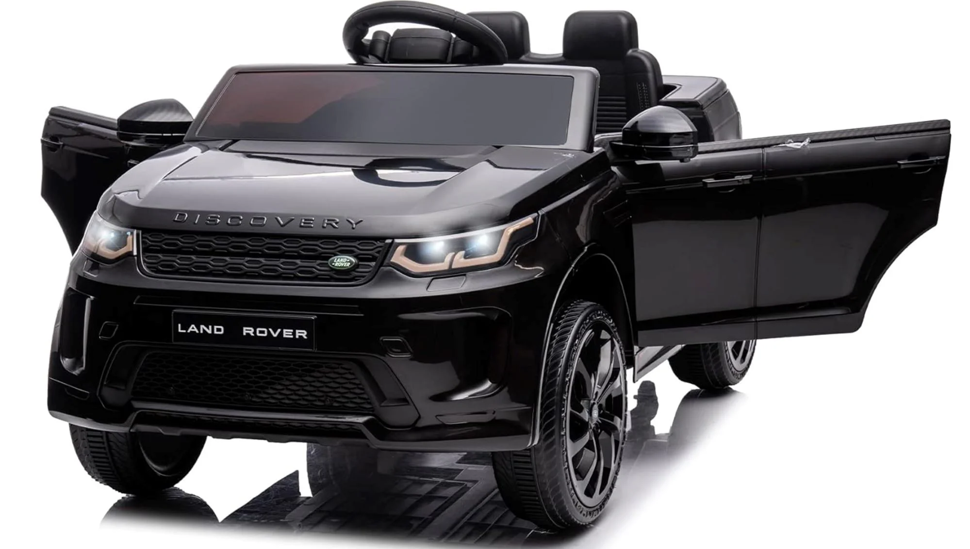 Masinuta electrica Kids car LAND ROVER DISCOVERY, Negru foto