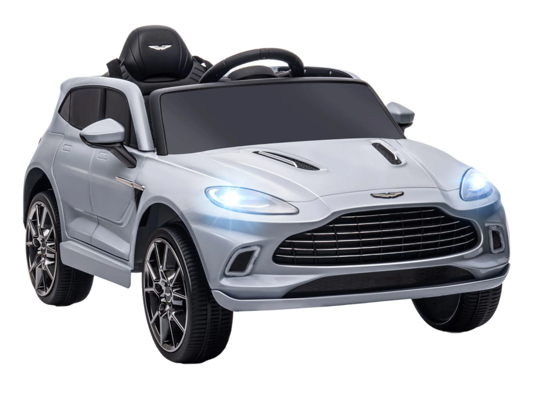 Masinuta electrica Kids car ASTON MARTIN, Gri foto