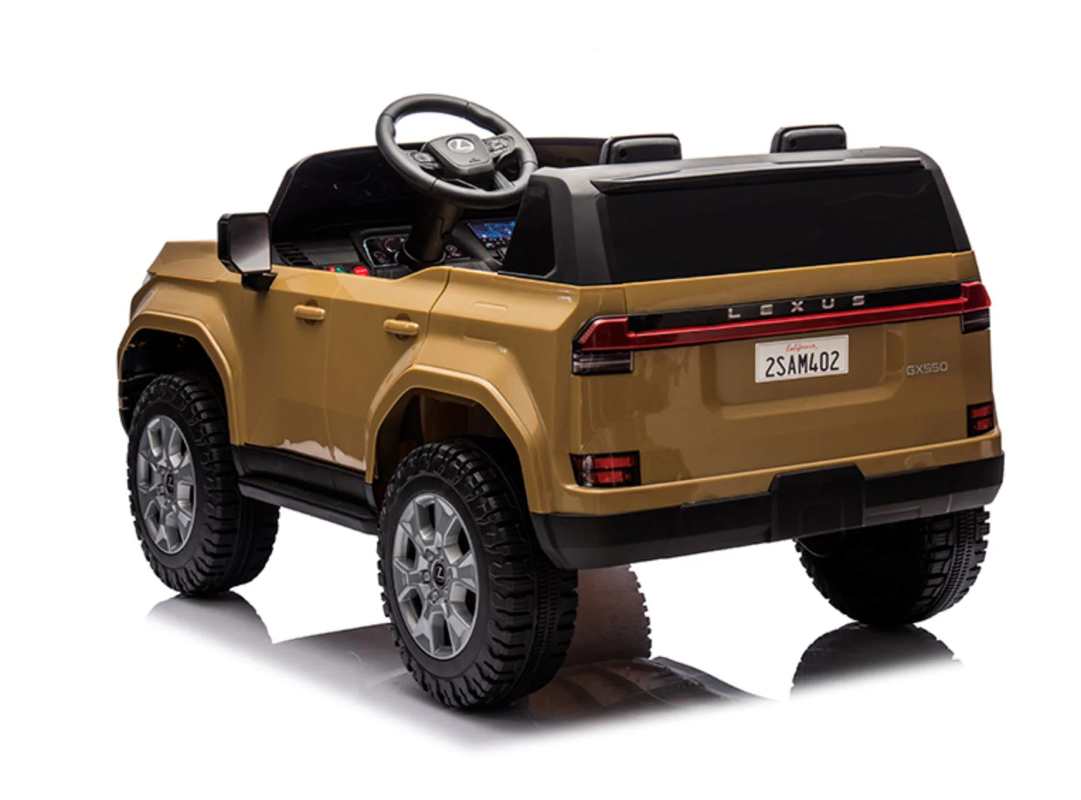 Masinuta electrica Kids car Lexus GX 550, 12V7AH, motor 24V550, Auriu foto