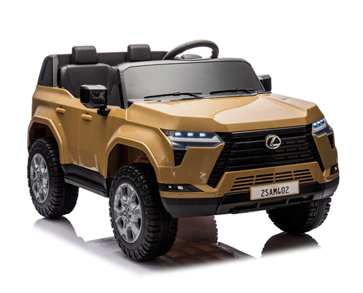 Masinuta electrica Kids car Lexus GX 550, 12V7AH, motor 24V550, Auriu foto